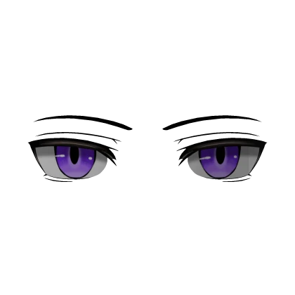 Rogue Duelist Eyes Purple (3D Face Accessory)