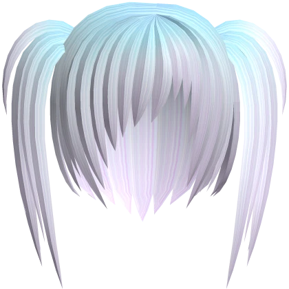 pastel scene emo long pigtails