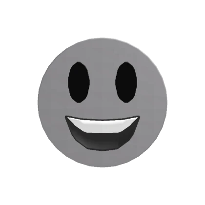 Recolorable Grinning Emoji Head