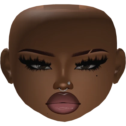 Baddie latina draw Mesh Makeup Gloss lips lashes