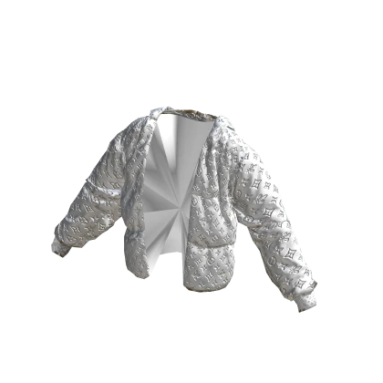 Designer Puffer Jacket White