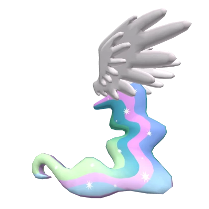 Princess Little Pony Tail 🤍 with Wings