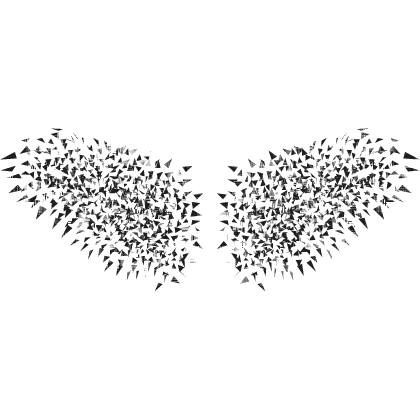 Shattered Glitched Wings [Animated]