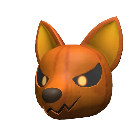 Pumpkin Fox Head