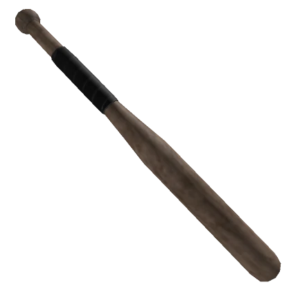 Dark Weathered Baseball Bat