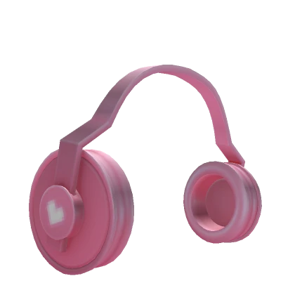 Pixel Heart Headset - Baby Pink