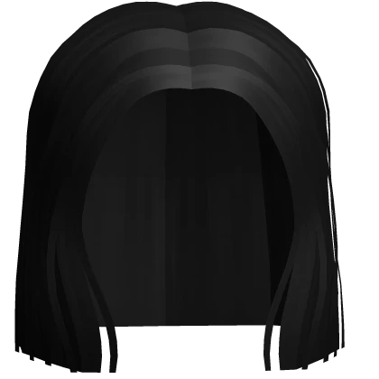 Preppy Short Sleek Bob in Black