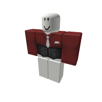 🤍⚫Abs man -  Businessman suit red w corset