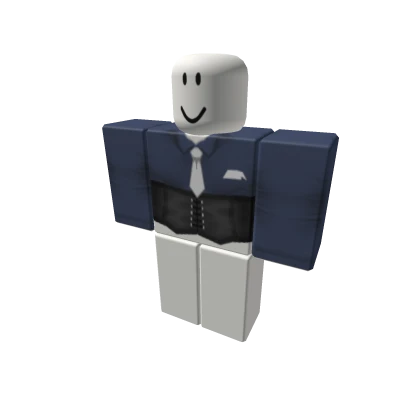 🤍⚫Abs man -  Businessman suit blue w corset