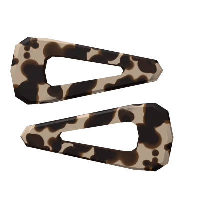 harajuku mori kei igari cozy leopard print clips ♡