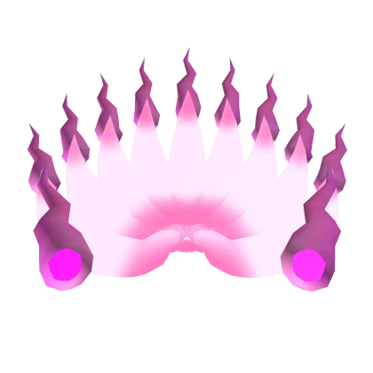 Glowing Nine-Tailed Spirit Fox Tail Pink