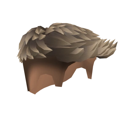 Swept Burst Fade Hair Brown Highlights