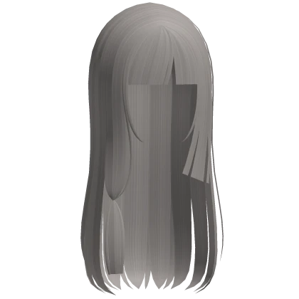 long emo doll hair with little tie in ash brown