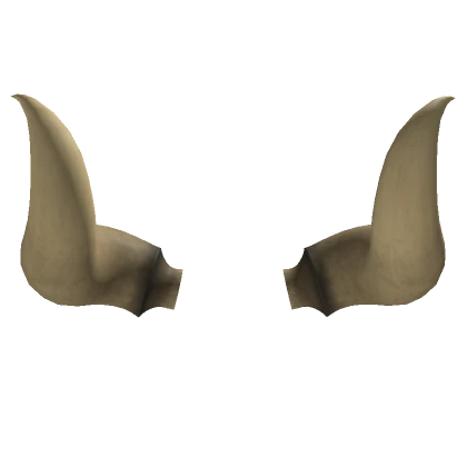 Tan Large Horns