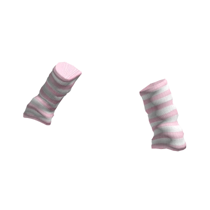 Striped Pink Arm Warmers