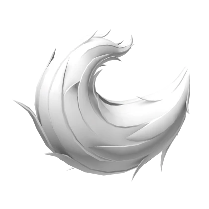 Cute Fluffy White Anime Cat / Kitsune Tail