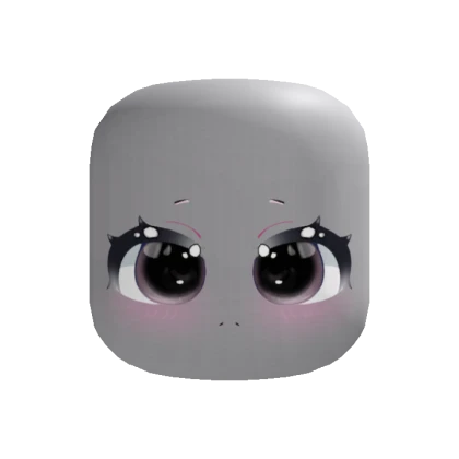 Kawaii Anime Chibi Face (Recolorable)