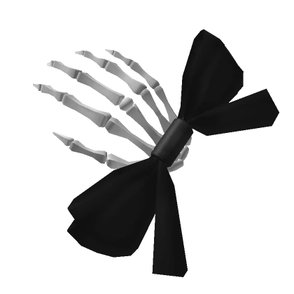 Skeleton Hair Bow #SPOOKY2021