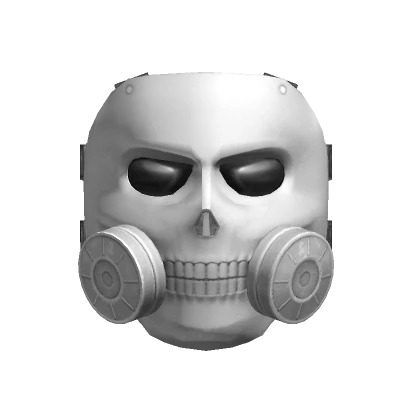 Modern White Skull Gas Mask