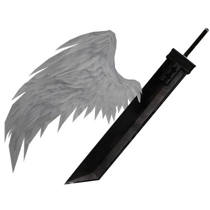 Angeal's wing and buster sword Final Fantasy VII