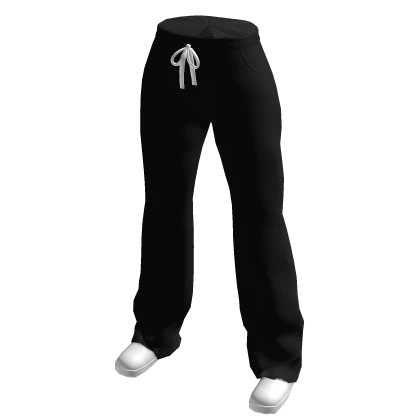 Black Baggy Pajamas w/ Shoes