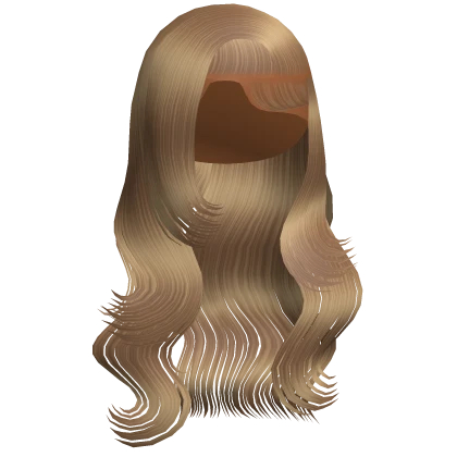 Curled N Wavy Layered Side Part in Blonde