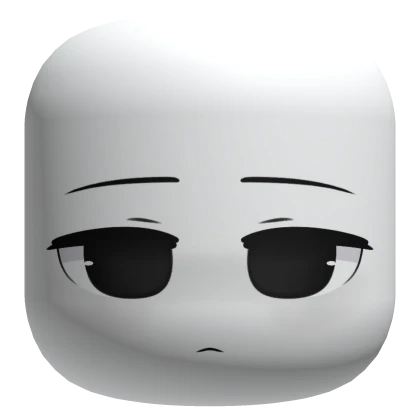 Boredom Face White
