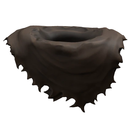 [1.0] Ripped Brown Grunge Scarf 