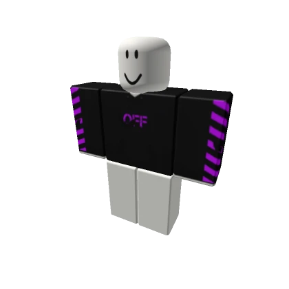 Purple Off-White Hoodie Black Cool Swag Drip Shirt