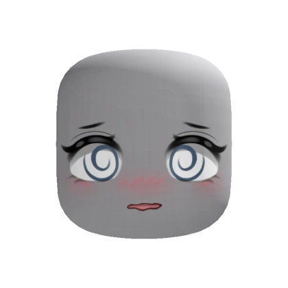 Scared Chibi Cute Blush Makeup Face (Customizable)