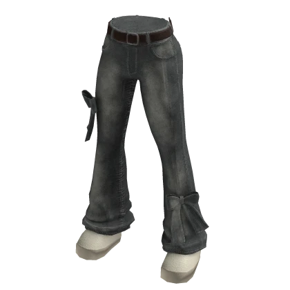 Vintage Wash Bow Flare