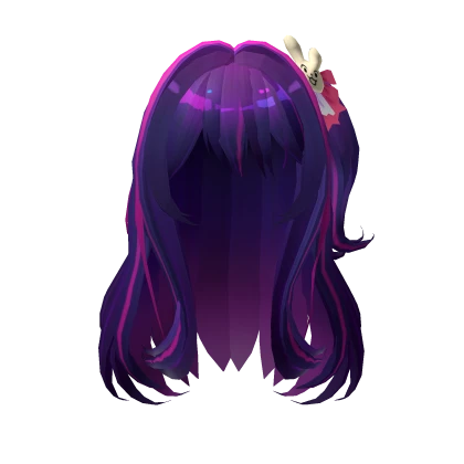 [ORIGINAL] Ai oshi no ko anime purple long pigtail