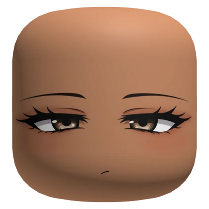 Bored Pretty Face with Brown Eyes - Nougat
