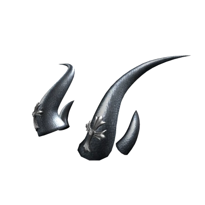 Bluesteel Chrome Cross Horns Of Dragon