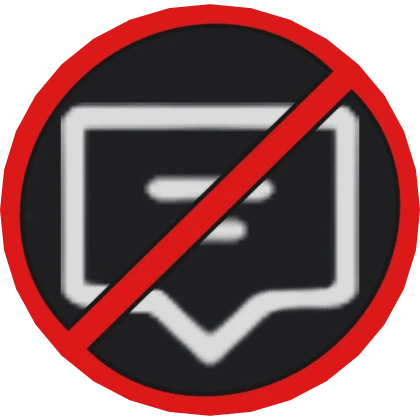No Chat Symbol