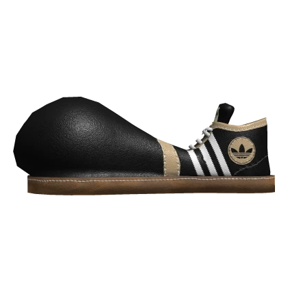 Adidas x WhoseTrade Vintage Black Clown Shoes