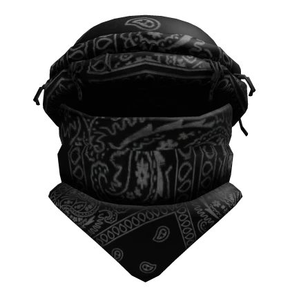 Black and White Keffiyeh Headwrap/Scarf