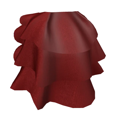 3.0 Layered ruffled skirt - red