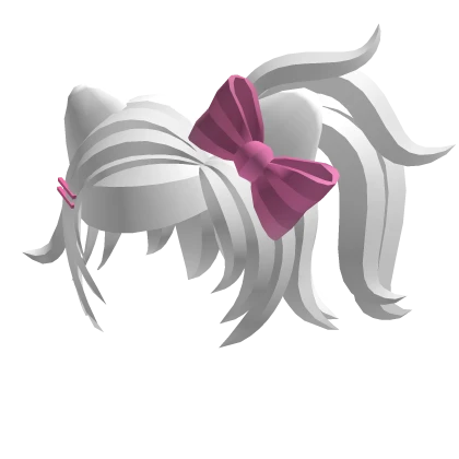 cute kitty ear ponytail with bow 