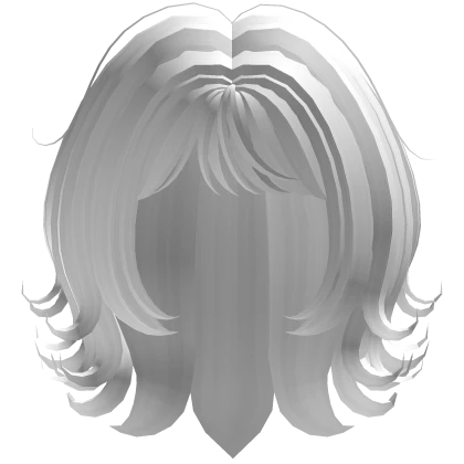 Swirly Shoujo Girl Short Bob (White)