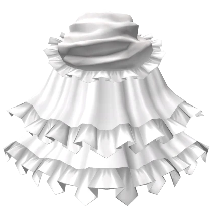 Rococo Back Bustle White
