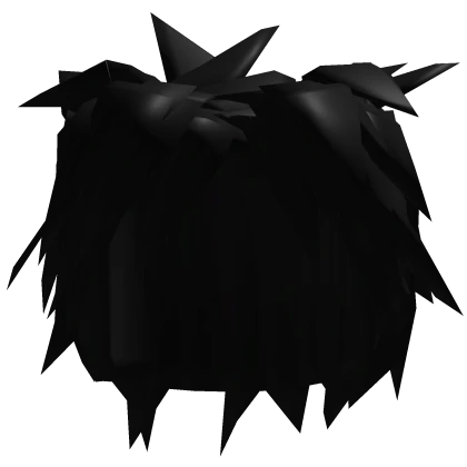 black scene hair