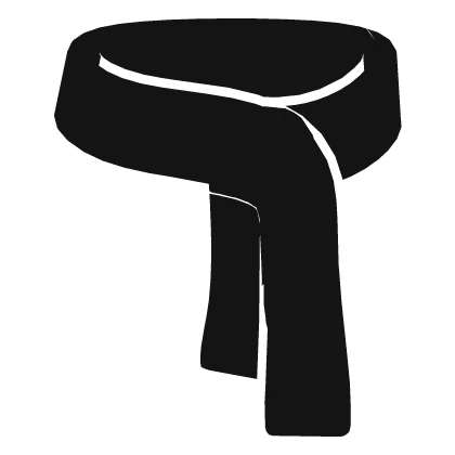 White Cartoony Scarf