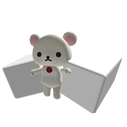 Korila Cute Bear Kuma Plushie White Arms 1.0