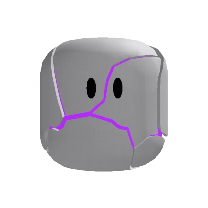 Animated Shattered Head {Purple}