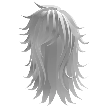 White Scene Emo Spikey Hair