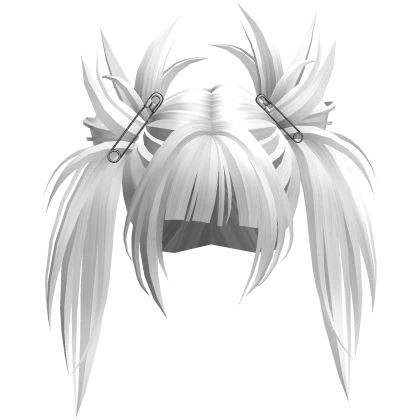 Spiked Chaos Pigtails (White)