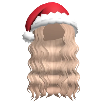 Christmas Santa Wavy Hair (Blonde)