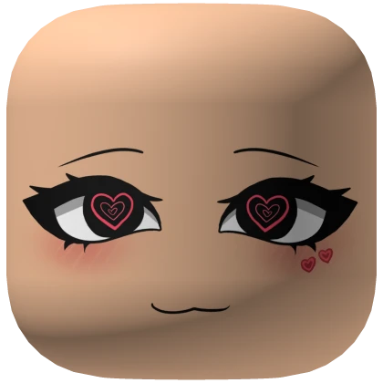 Valentines Hearts Face