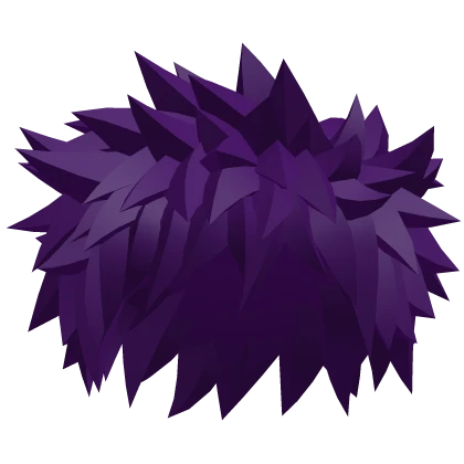 Dark Purple Spiky Anime Boy Hair 2
